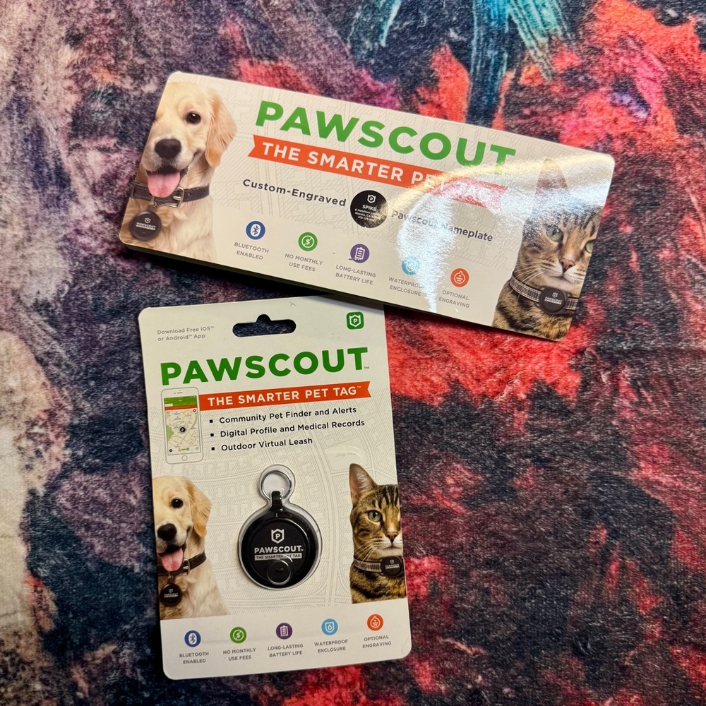 💛 Pawscout Pet Tag + Extra Custom Cuteness Tag - NWT